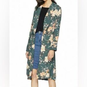 Flynn Skye Paulina Duster in Abstract Emerald